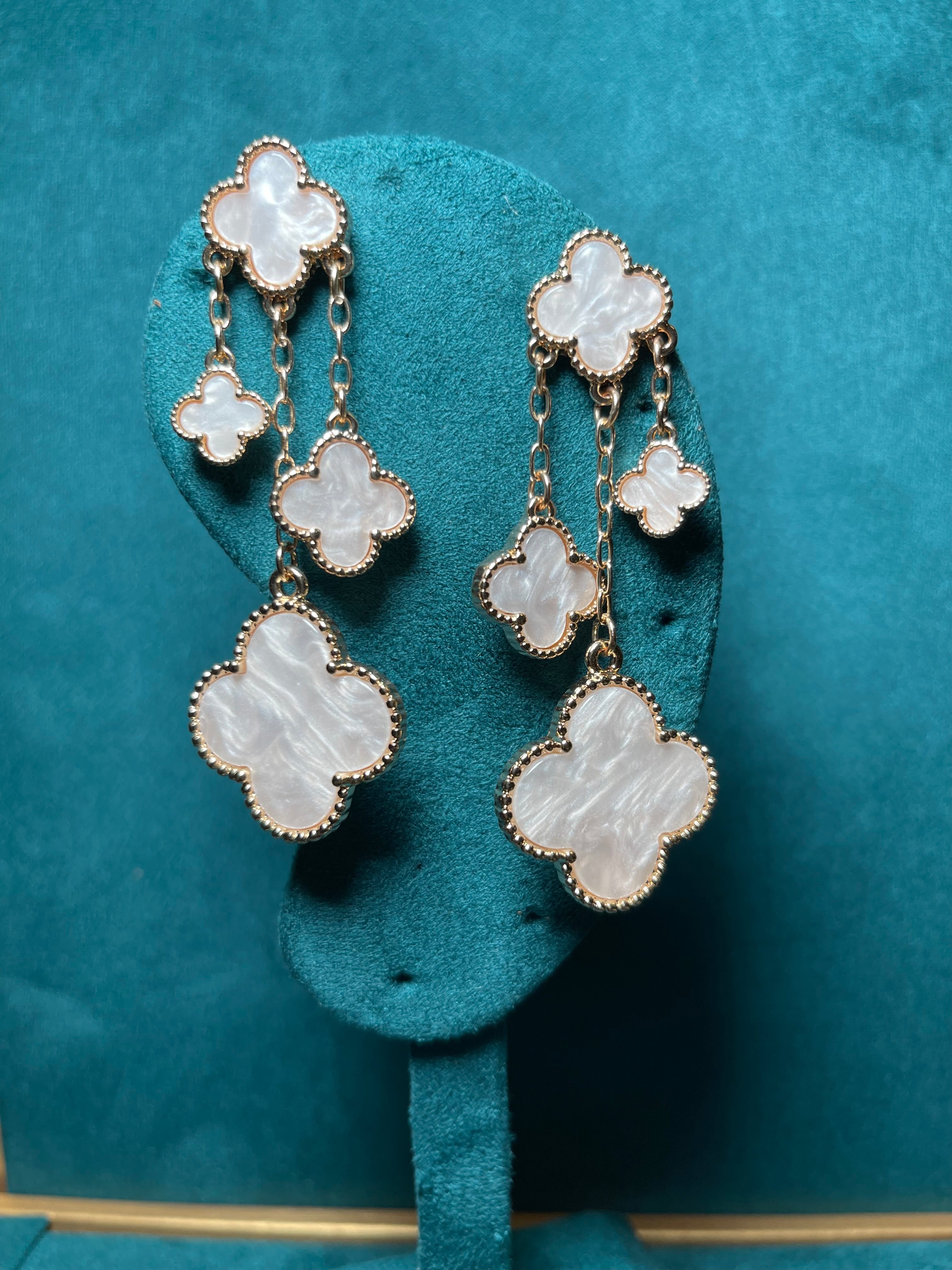 Mother of pearl drop earrings