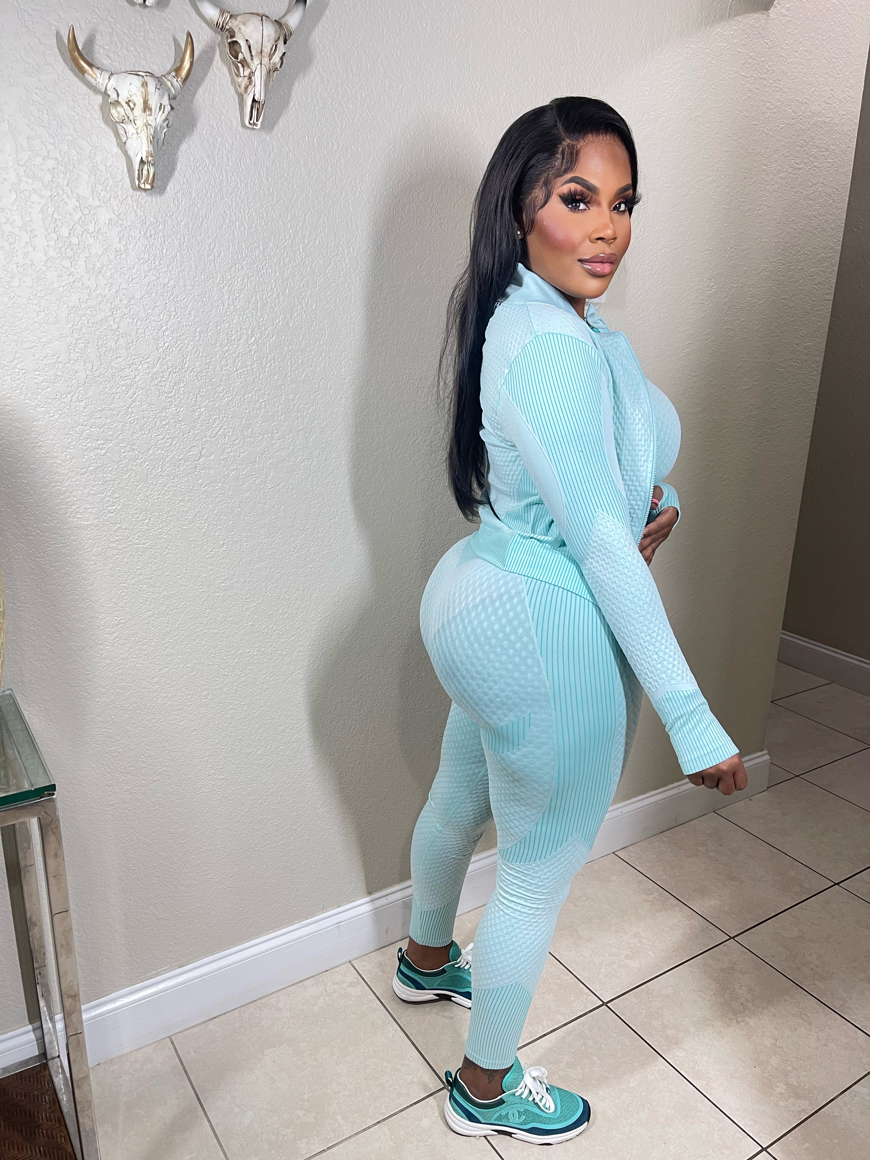Teal everyday tracksuit set
